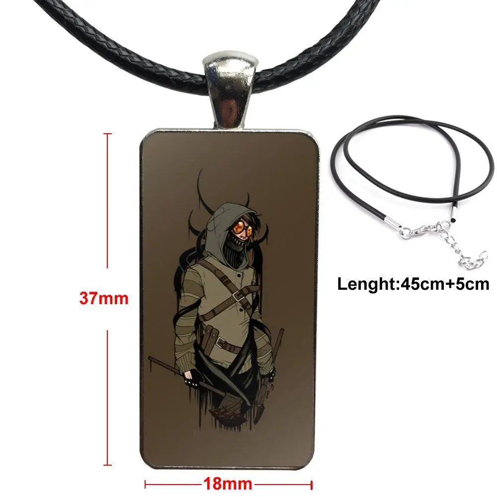 Крутая жуткая подвеска Тоби из стекла ожерелье с кулоном в виде Галактики