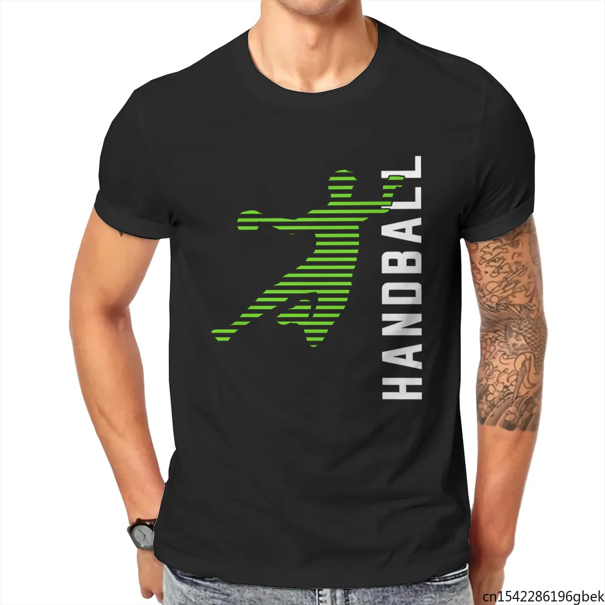 

Handball Sport Ball Player Funny Men's T-Shirt