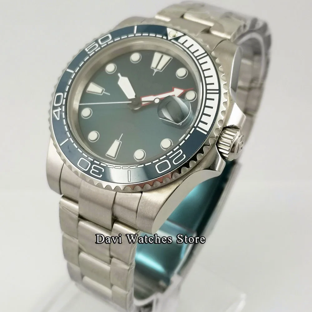 2020 New Bliger Top Luxury Sterile Men s Watches Blue Dial Sapphire Glass Automatic Wristwatch Luminous Man Watch Clock
