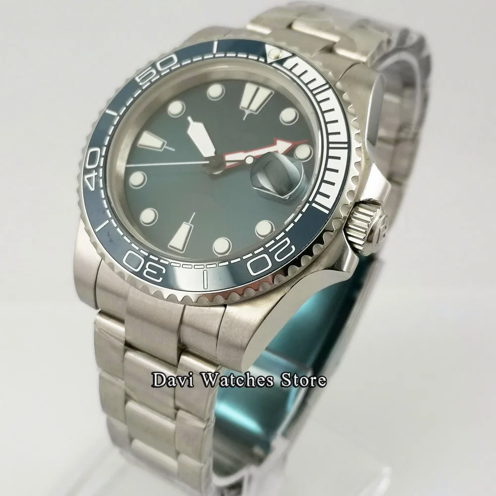 

2020 New Bliger Top Luxury Sterile Men's Watches Blue Dial Sapphire Glass Automatic Wristwatch Luminous Man Watch Clock