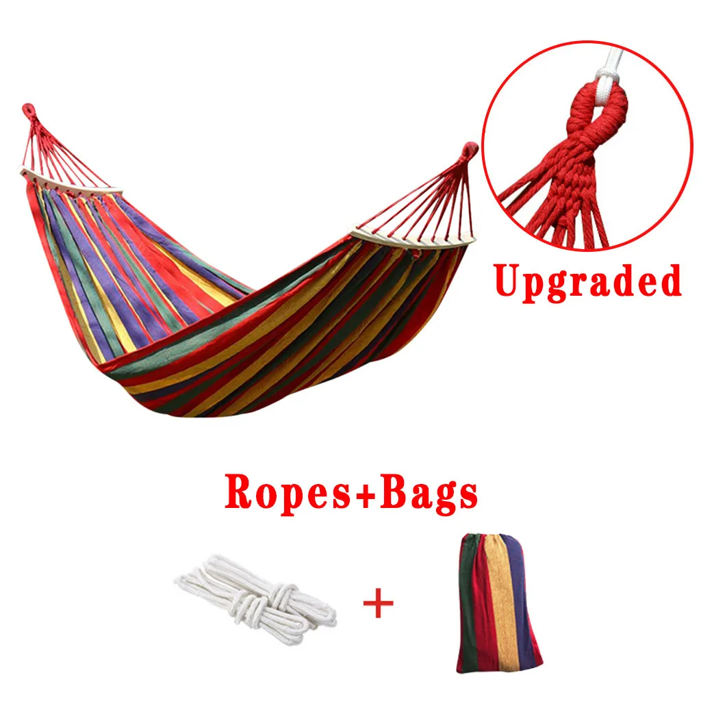 200X150CM гамаки Портативный Кемпинг шланг для полива огорода двора висит 1 x стул + 2