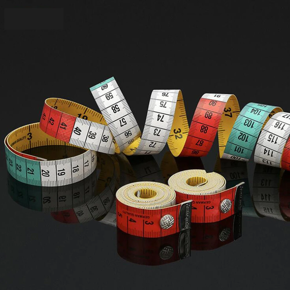 

150cm Body Tailor Measuring Tape Measurement Cloth Measure Plastic Tape Double Scale For Body Sewing Tailor Accessories Tools