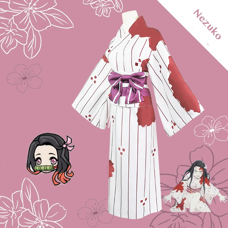 Женский костюм для косплея из аниме рассекающий демонов кимоно|Костюмы аниме| |