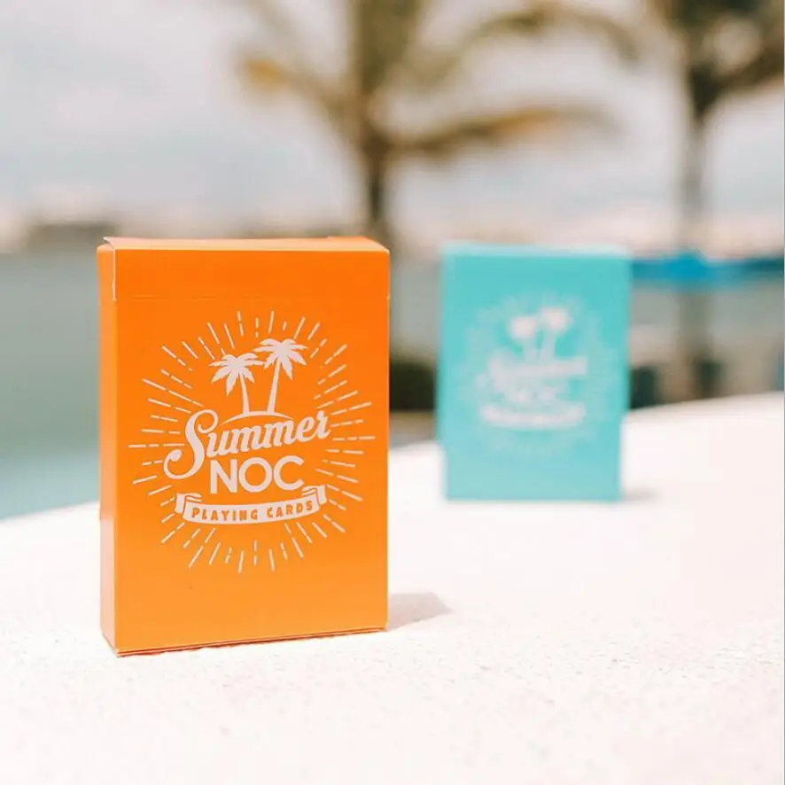 Ограниченная серия летние игральные карты NOC 88*63 мм бумажные волшебные для покера