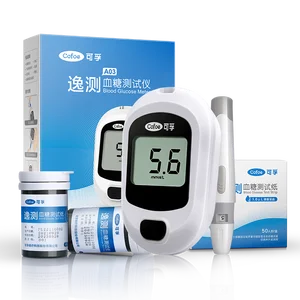 Измеритель уровня сахара в крови Cofoe Yice с тест-полоской и ланцетом, 50100 шт.