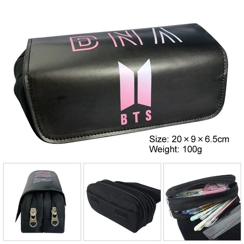 

Корея, Kpop Bangtan Boy, чехол для карандашей, сумка для ручек, кошелек Koala, кошелек для детей и студентов