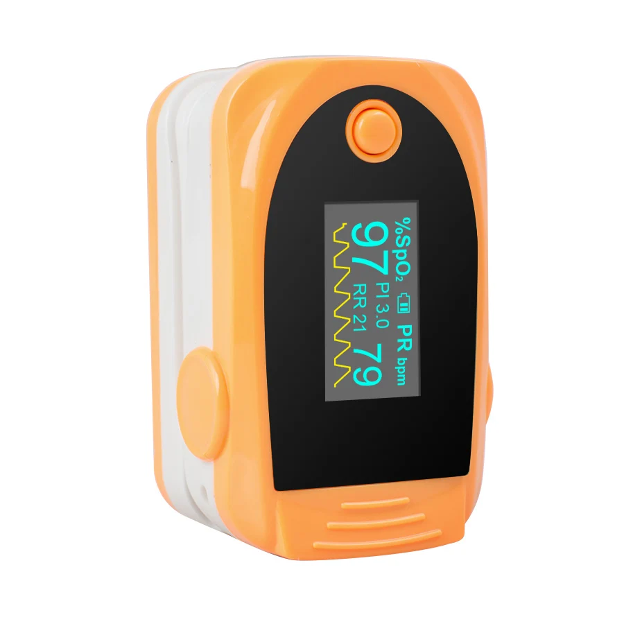 Монитор давления OLED Пальчиковый пульсоксиметр с звуковой сигнализацией и