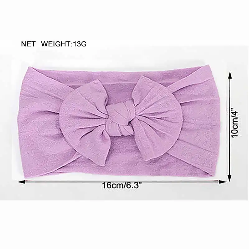 Детский тюрбан для девочек Повязка на голову с бантом и узлом Эластичная резинка