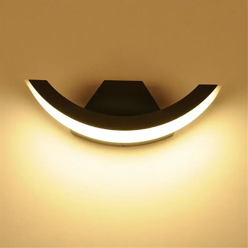 Светодиодная настенная лампа с пассивным ик датчиком движения уличный