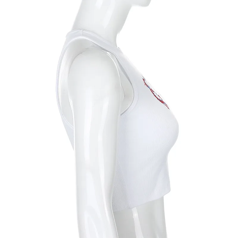 Женский топ с цветочным принтом V-образным вырезом и открытой спиной | Женская