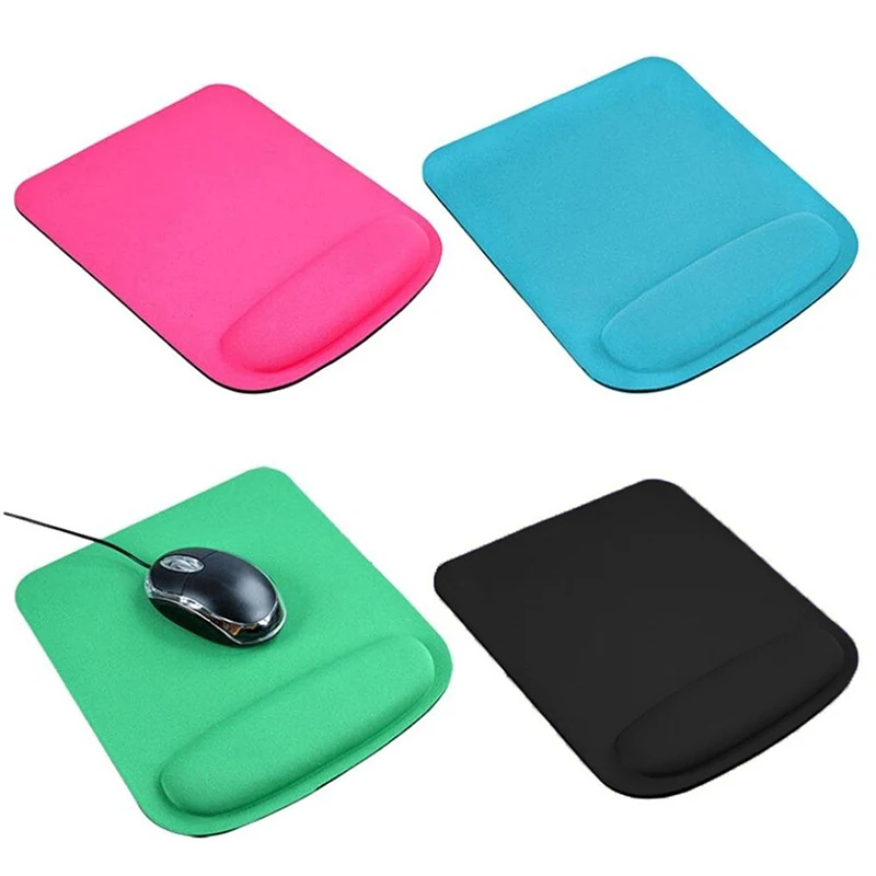 

2021 Mouse Pad With Wrist Rest Mat Anti-Slip Gel Wrist Support Mouse Mat Pad 21*23cm Waterproof For Macbook PC Laptop