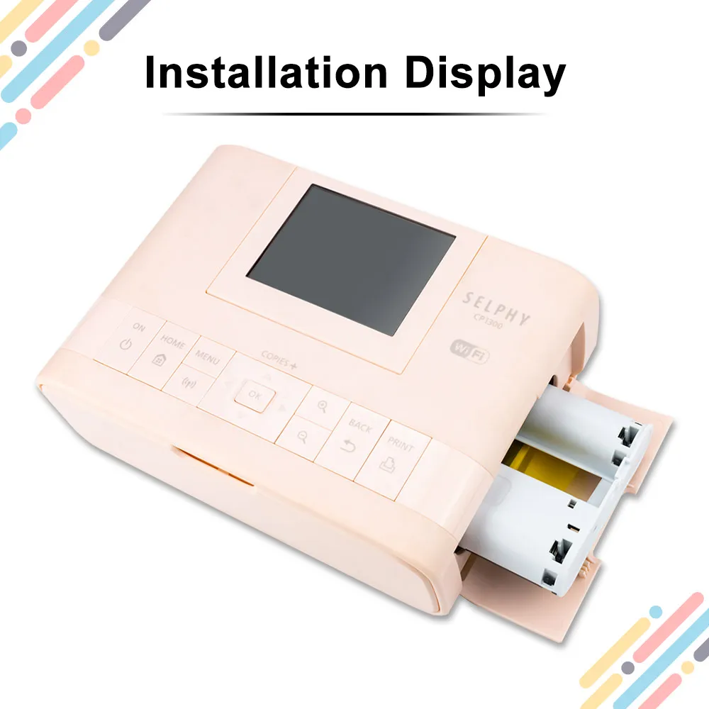 Absonic для Canon Selphy чернила Бумага комплект фотопринтер CP1200 CP1300 CP910 CP900 KP 108IN 36IN P