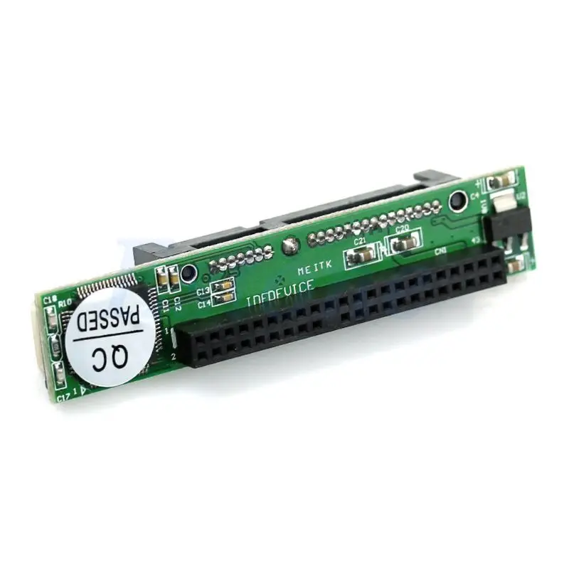 IDE 44pin 2 5 &quotHDD Drive Female к 7 + 15pin Male SATA адаптер конвертер новая карта | Компьютеры и офис