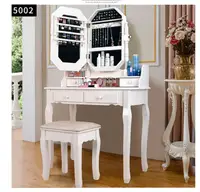 Bedroom of Europe type solid wood dresser multi-function make up stage make up desk mini small family model contemporary contrac