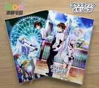 anime plastic memories figure student writing paper notebook delicate eye protection notepad diary memo gift