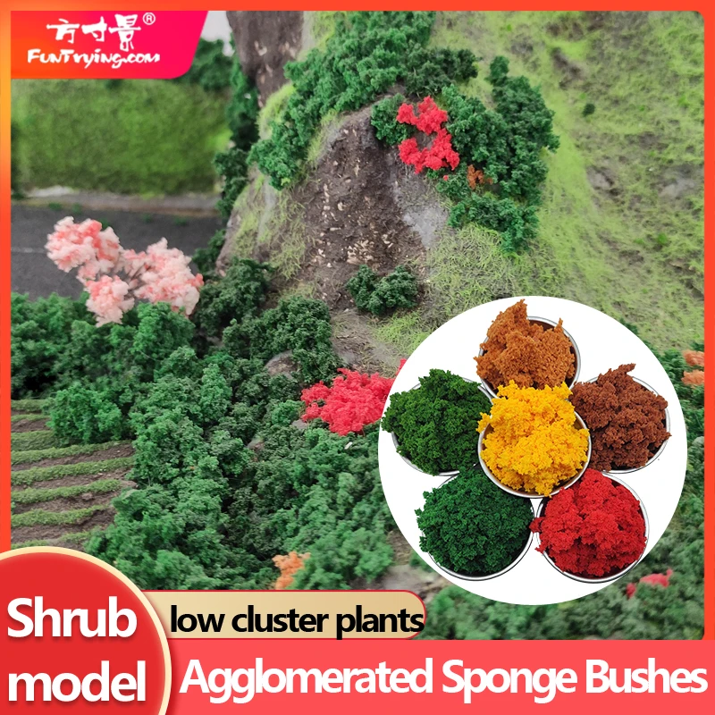 Губчатый кластер для кустарников низкого напольного покрытия строительный