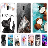 for nokia 2 2 case 5 71 soft tpu silicon protective shell back cover for nokia2 2 cases phone back bumper coque summer wolf cat
