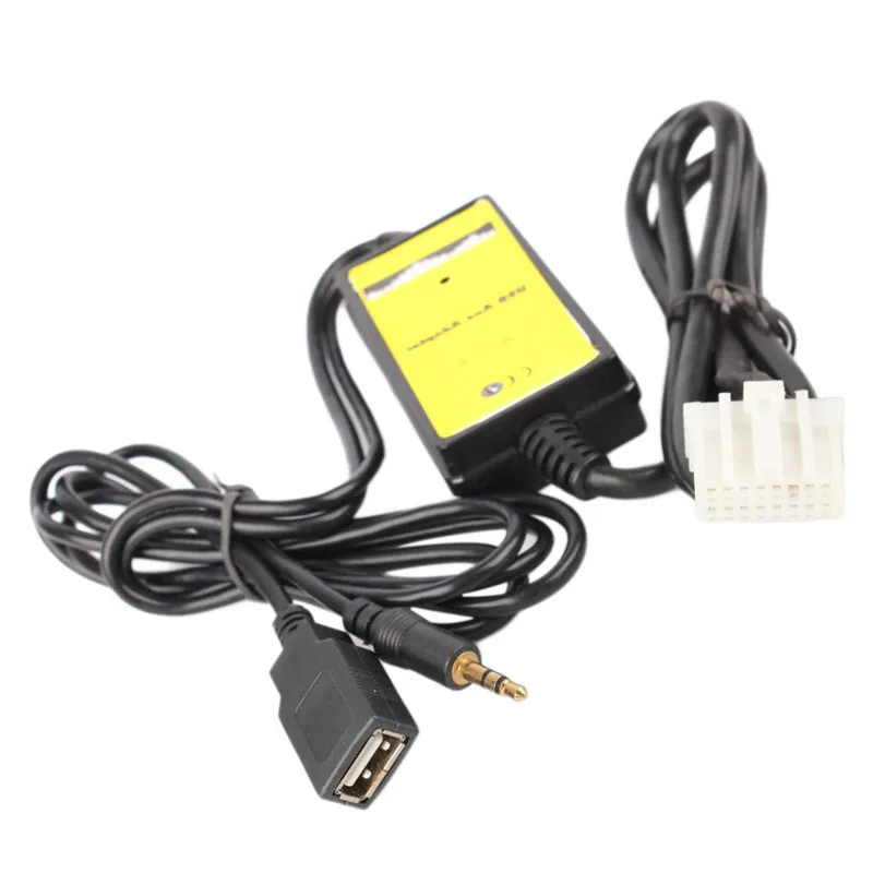USB AUX MP3-плеер адаптер автомобильный цифровой музыкальный Cd-проигрыватель 3 5 мм