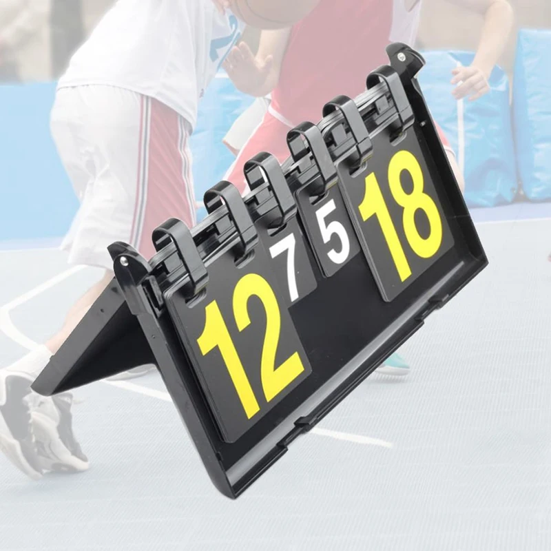 TOP!-Game Sport Scoreboard 4 Digit Football Basketball Soccer Volleyball Handball Tennis Sports Scoreboards | Спорт и развлечения