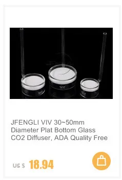 JFENGLI VIV CO2 u-образный монитор, индикатор, Хрустальное стекло, долгосрочный монитор, висячий для аквариума, аквариума, растений