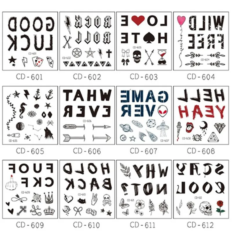 Милые модные Временные татуировки наклейки 2 шт. легкие черные с перьями чайки