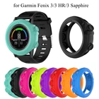 Мягкий силиконовый чехол для Garmin Fenix 3 Fenix3 HRсапфирQuatix 3 Tactix Bravo защитный чехол умных часов чехол Аксессуары