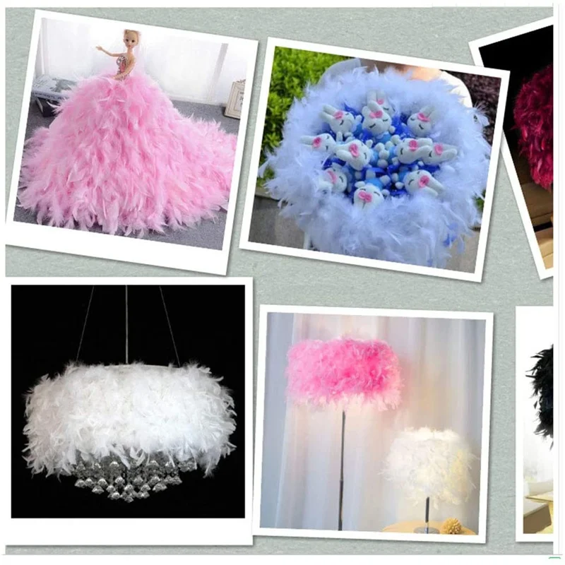 Пушистые перья индейки для рукоделия Ловец снов 60 грамм 2 ярда/партия | Дом и сад