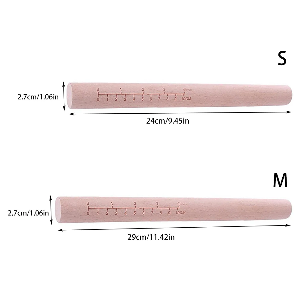Антипригарная Скалка из твердой древесины кухонное печенье лапша фондан пирог