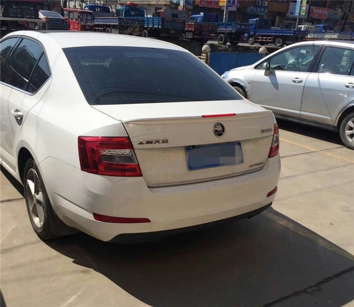 Спойлер для Skoda Octavia отражатели w АБС пластик заднего крыла автомобиля Праймер