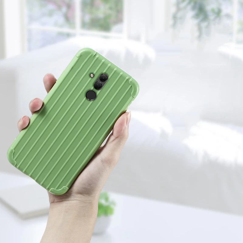 Роскошный багажный чехол для huawei mate 20 lite, Модный милый чехол, чехол для багажника из ТПУ, силиконовая задняя крышка для huawei mate 20 lite, чехол