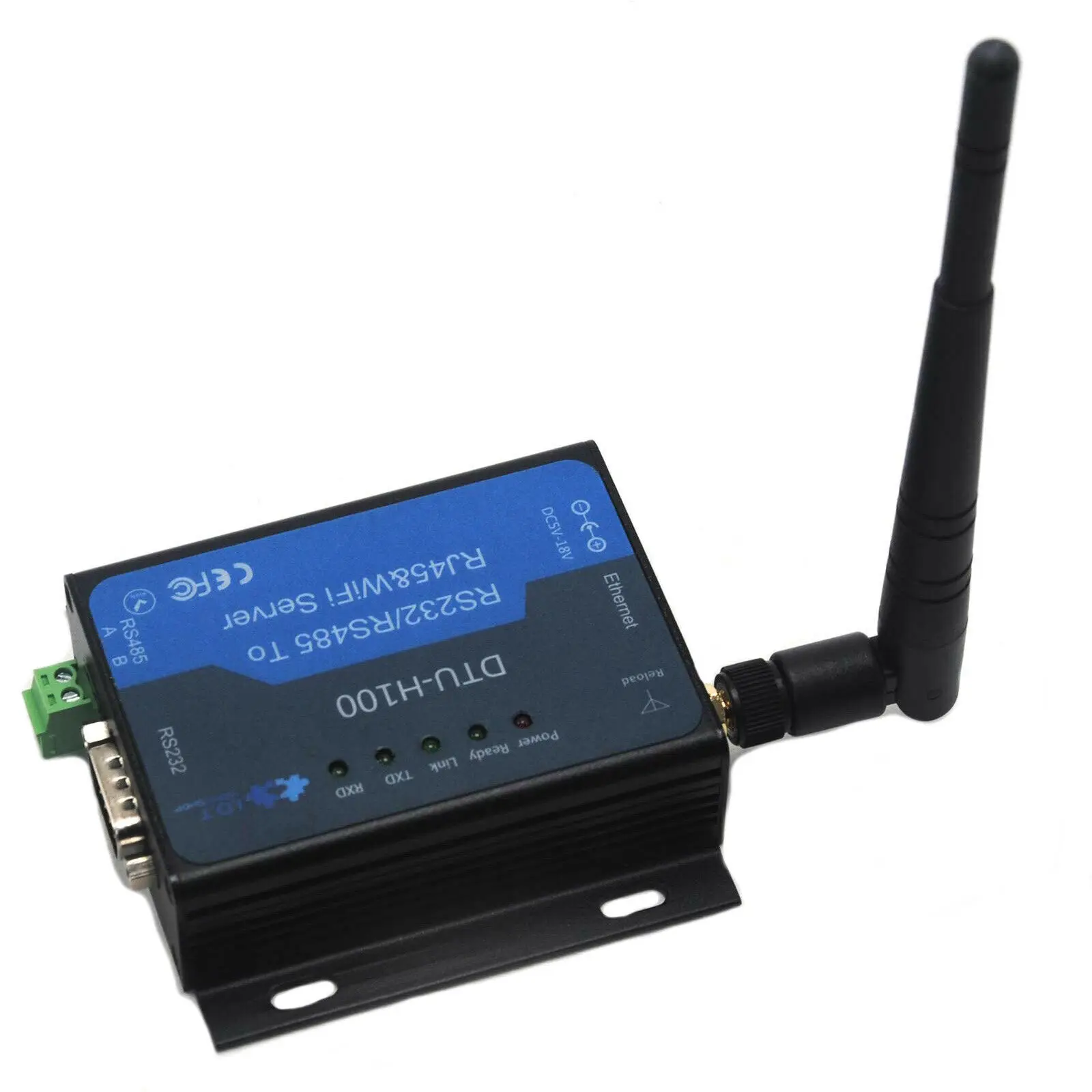 HF-H100 RS232/485 WIFI Серийный порт Сервер беспроводной последовательный сервер DTU ЕС