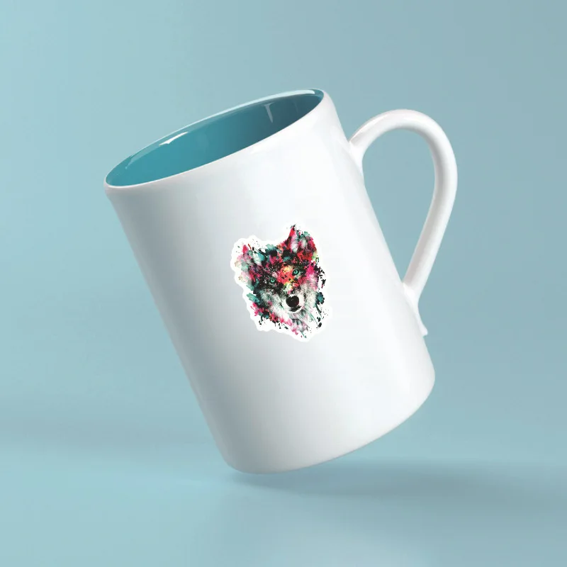 50 шт./упак. Wolf тотемные наклейки водонепроницаемый для скейтборда мотоцикла