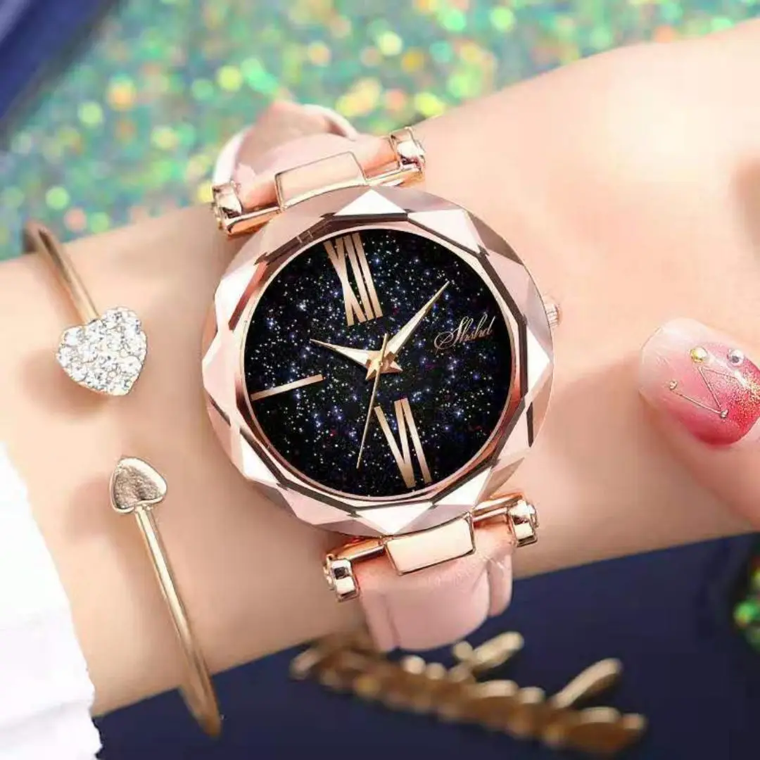 

SHSHD Fashionable casual women's watch watches female atmospheric watches female students trend can be customized