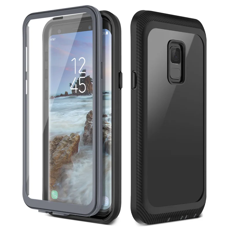 GrandEver Bumper Case for Samsung Galaxy Note 9 10 S9 S8 Plus case PC TPU Back Cover For S10e S10 plus Clean |