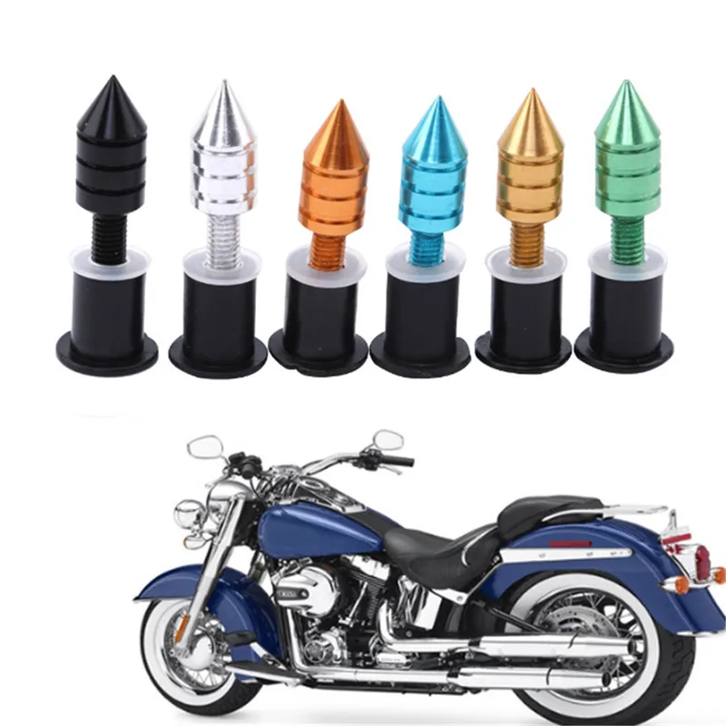

10Pcs/pack 5mm 0.17 Inch Universal Motorcycle Windshield Windscreen Spike Bolt Screw Nut Fastener Kits