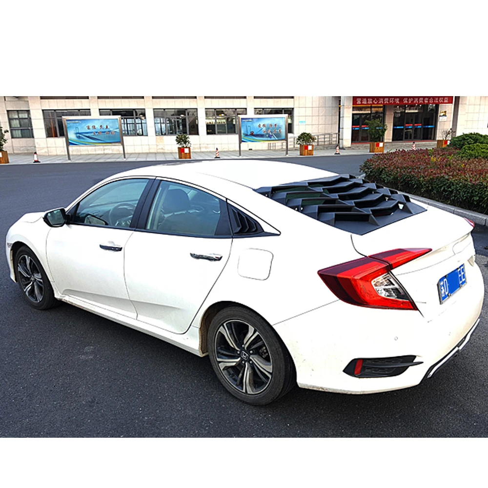 Спойлер на заднее стекло обшивка вентиляционного отверстия для Honda Civic 10th Gen 2015 2016