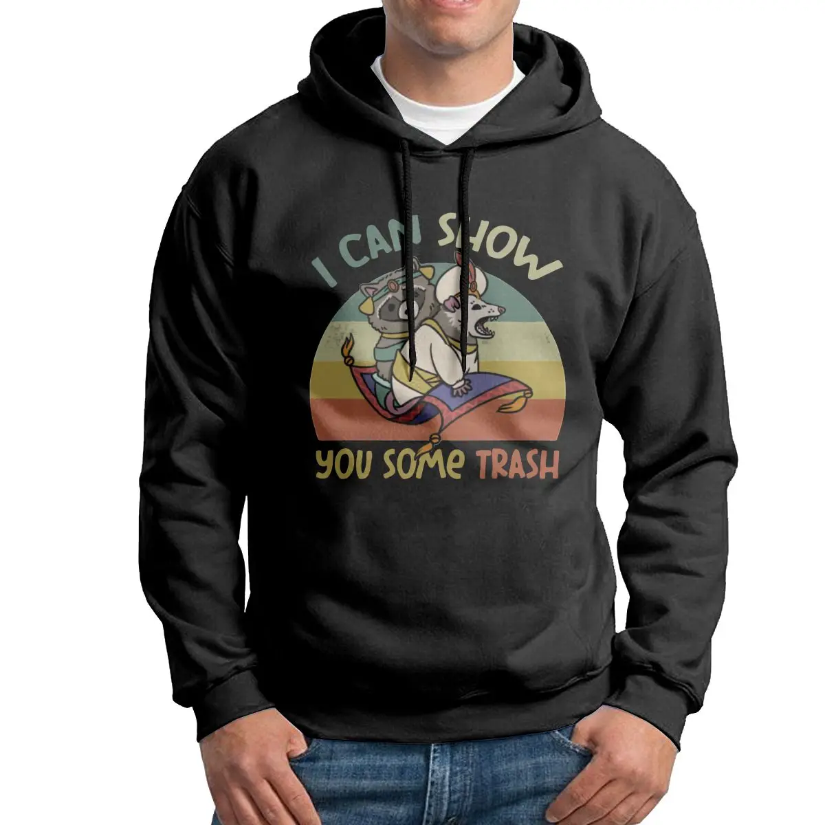 

Men I Can Show You Some Trash Hoodie Autumn Cotton Sweatshirt Fashion Pullovers
