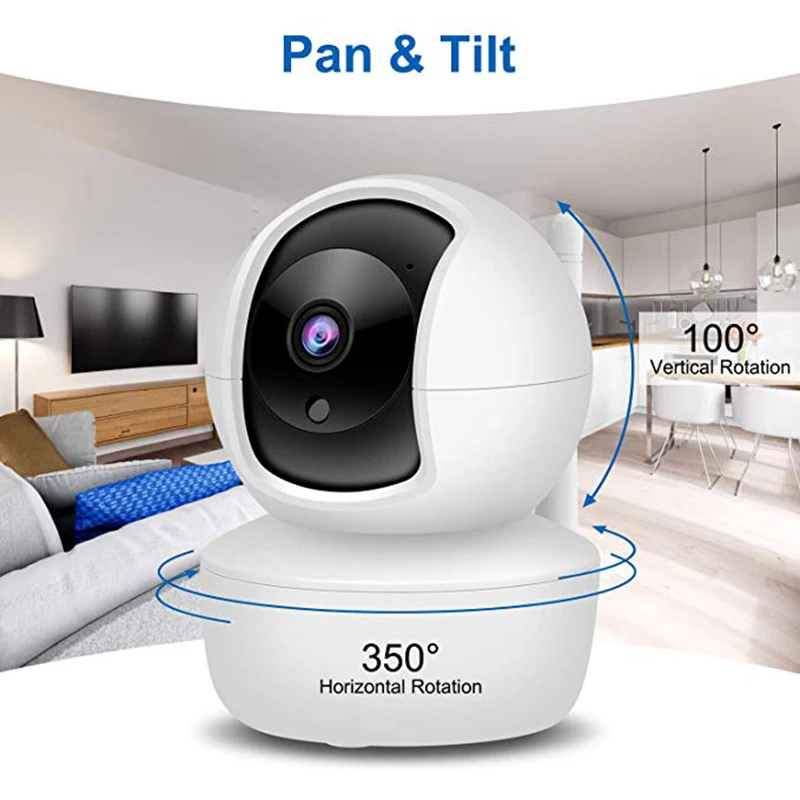 Wouwon Авто трек 1080P IP камера наблюдения безопасности монитор WiFi беспроводной мини умный будильник CCTV камера для помещений YCC365 Plus