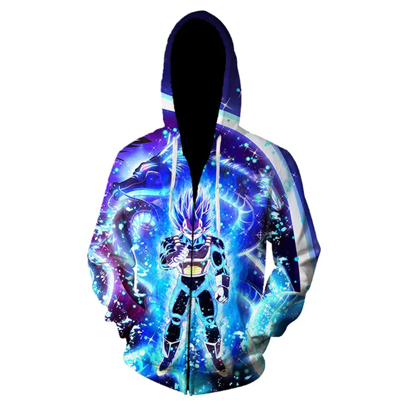 Мужская и Женская 3D толстовка на молнии с круглым вырезом длинным рукавом