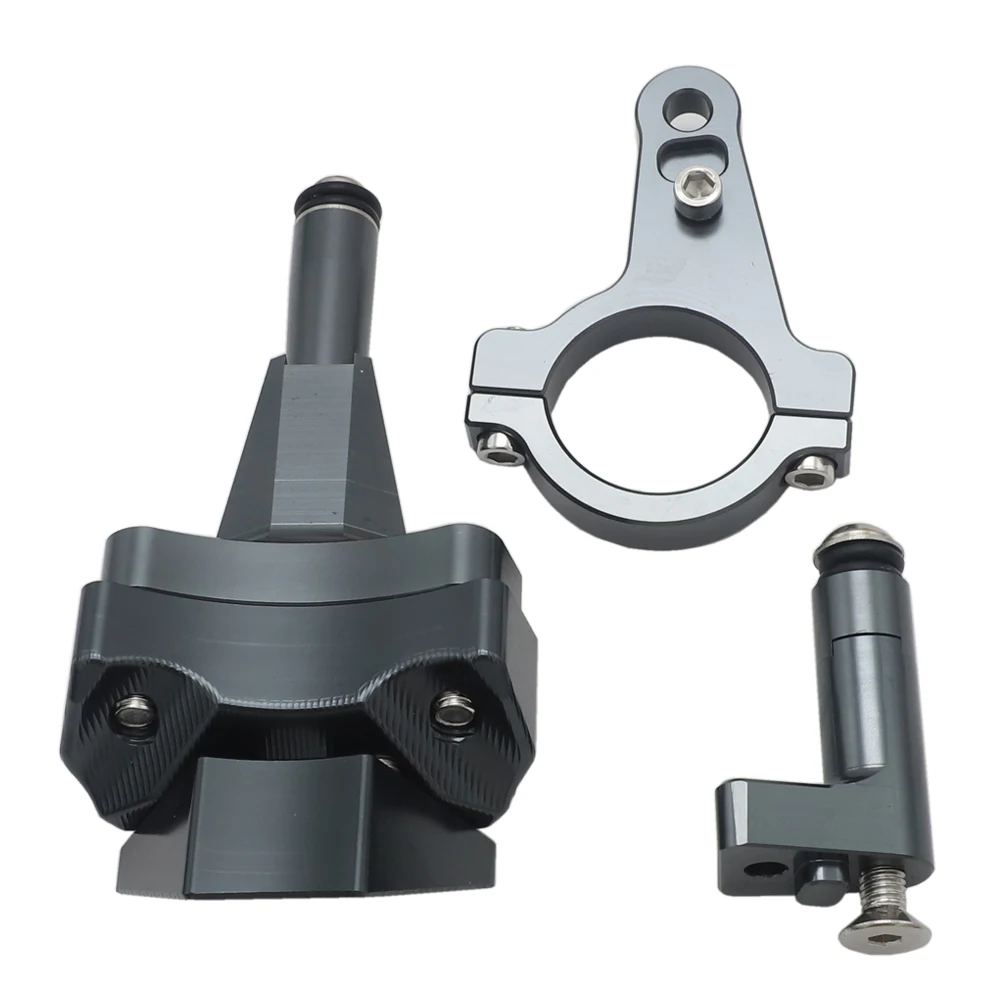 Titanium support CNC алюминиевые аксессуары для мотоциклов амортизатор рулевого механизма стабилизировать контроль безопасности для kawasaki Ninja400 ninja 400 Z400 ZX-4R ZX4R - Цвет: Titanium support