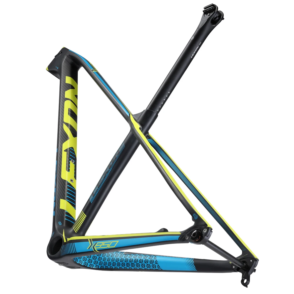 

2022 Lexon XC850 Carbon Frame 29er Boost Mountain Bike Frame 148*12mm Thru Axle MTB Carbon Frames 15/17/19inch