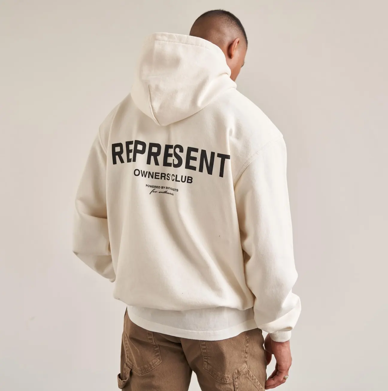 

OWNERS CLUB Represent Hoodie Men Women Best Quality Logo Printed High Street Pullover Oversized Terry Cotton Sweatshirts Hooded