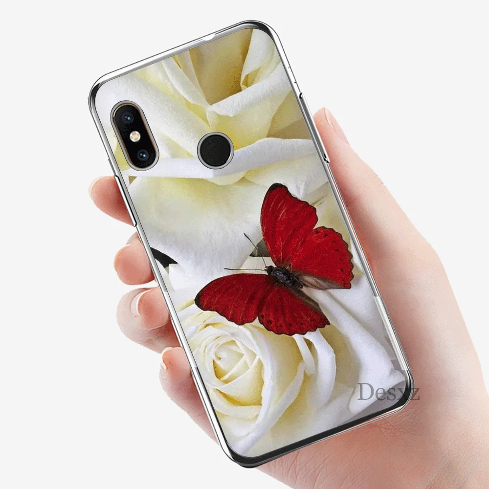 Чехол для телефона Xiaomi Redmi GO 7 S2 4A 4X5 5A Plus 6 6A 7A K20 Pro защитный чехол с красными пустыми розами