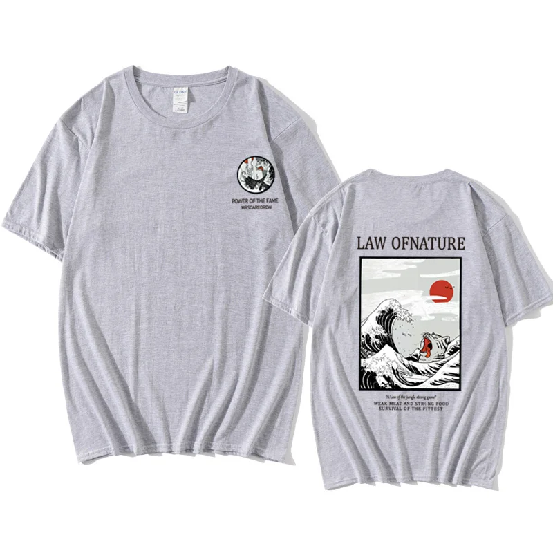 RetroWaveEurope и America аниме футболка Harajuku уличная хлопковая Camisetas Hombre Мужская забавная