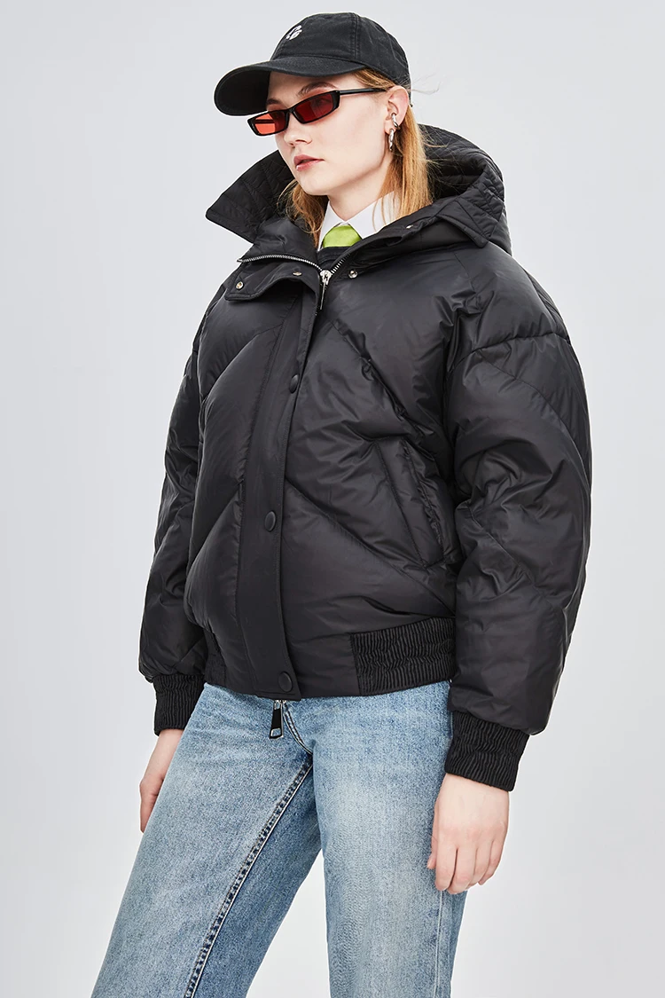 

Winter New Fashion Street Designer Brand Women Short Duck Down Jacket Pretty Girls Color Warm Outerwear