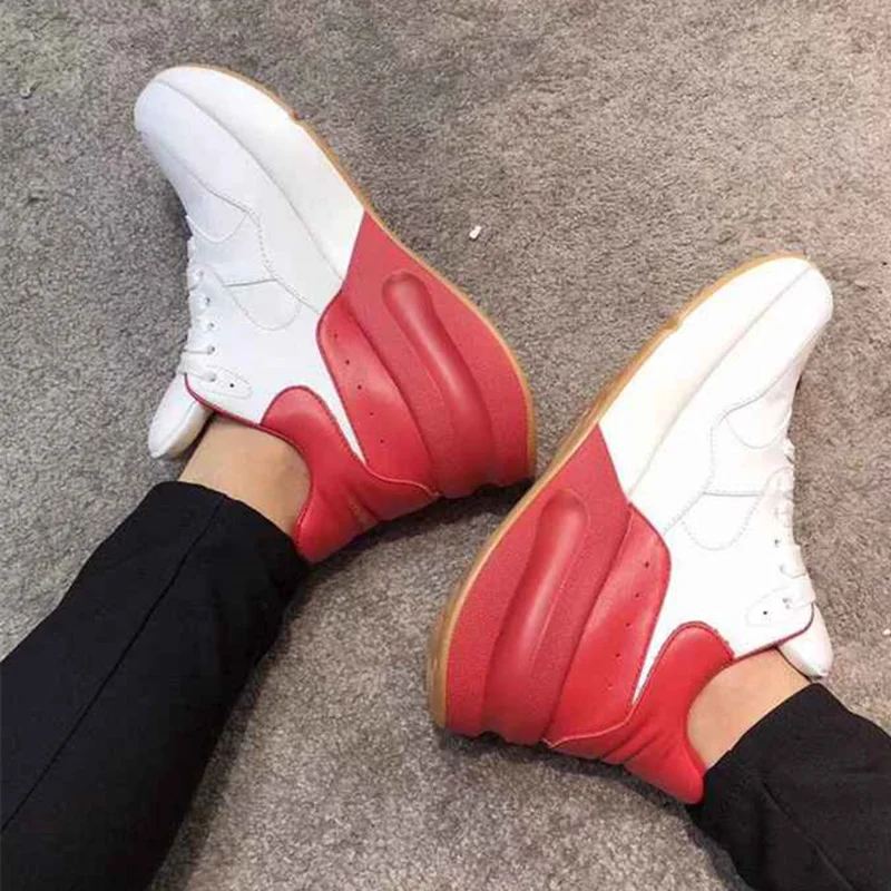 Мужская повседневная обувь из натуральной кожи высокого качества для влюбленных