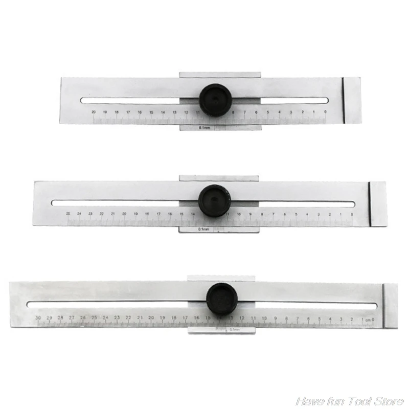 

Woodworking T type Scriber Precision 0.1mm Metric Line Scribe Ruler Marking Gauge Ruler 0-200/250/300mm M09 21 Dropshipping
