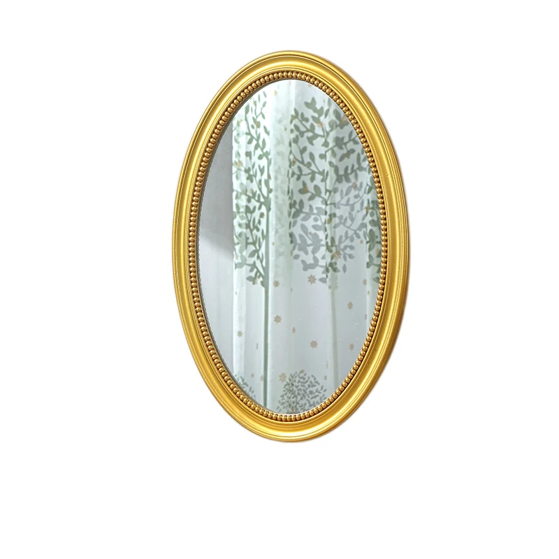Овальное косметическое зеркало простое в европейском стиле для ванной комнаты