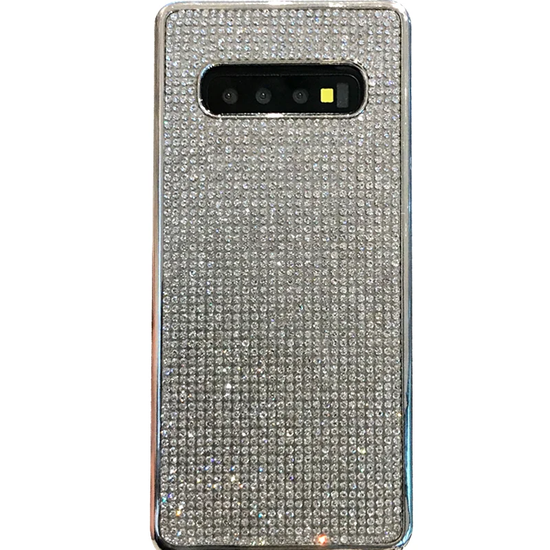 Модные блестящие полный Алмазный чехол для samsung S10 плюс S10E Etui для Galaxy S7 край S8 S9 Plus Note 10 8 9 чехол мягкий Стразы Coque
