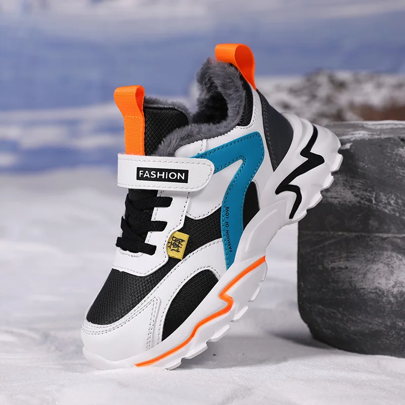 

Winter Children Sneakers New Arrival Thermal Jogging Sneakers Comfortable Outdoor Sport Shoes Wear-Resisting Running Sneakers